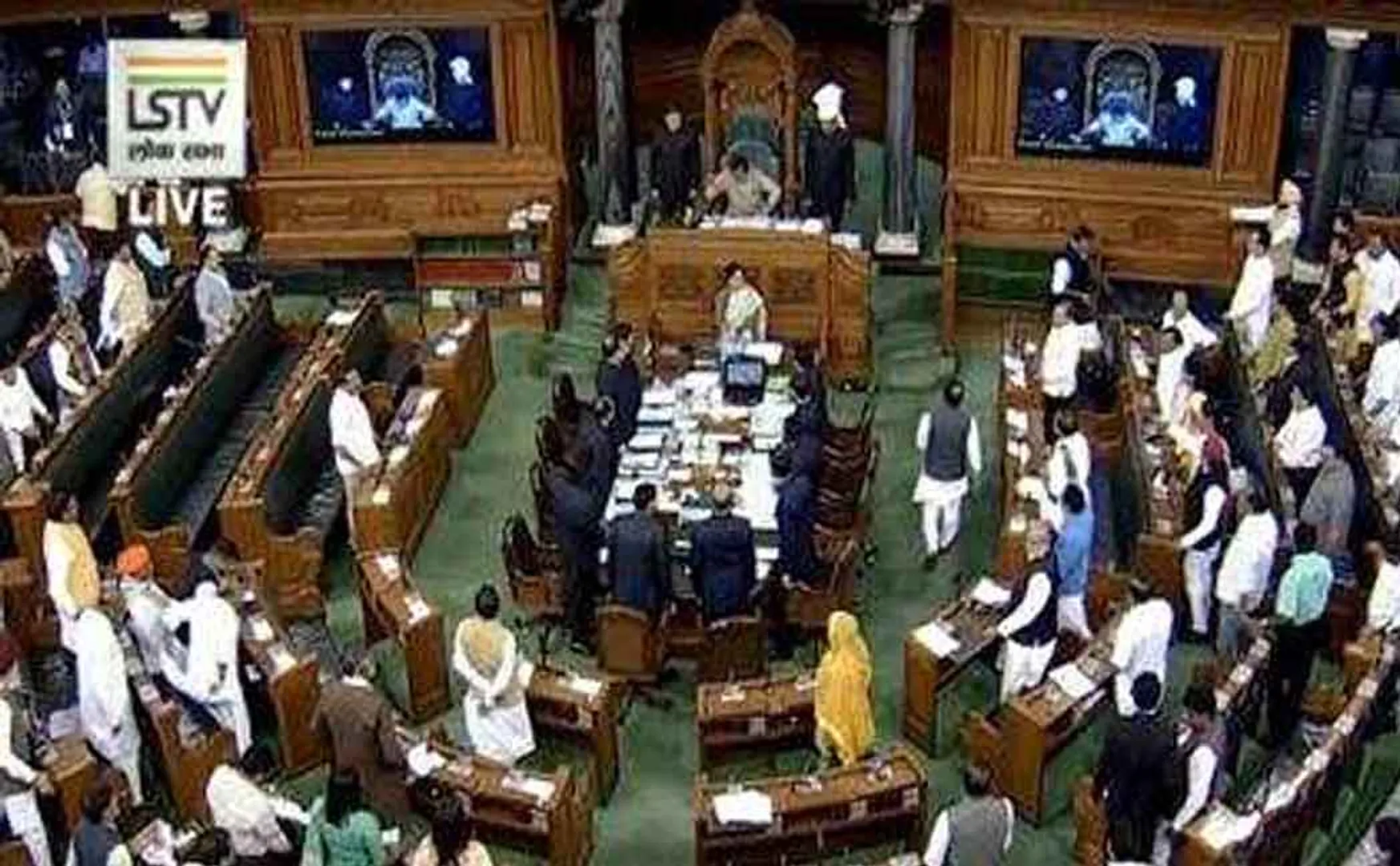 seven members from lok sabha suspended by speaker on birla 